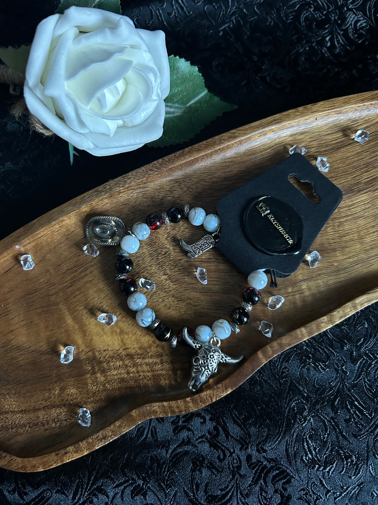 Cowboy romance bracelet