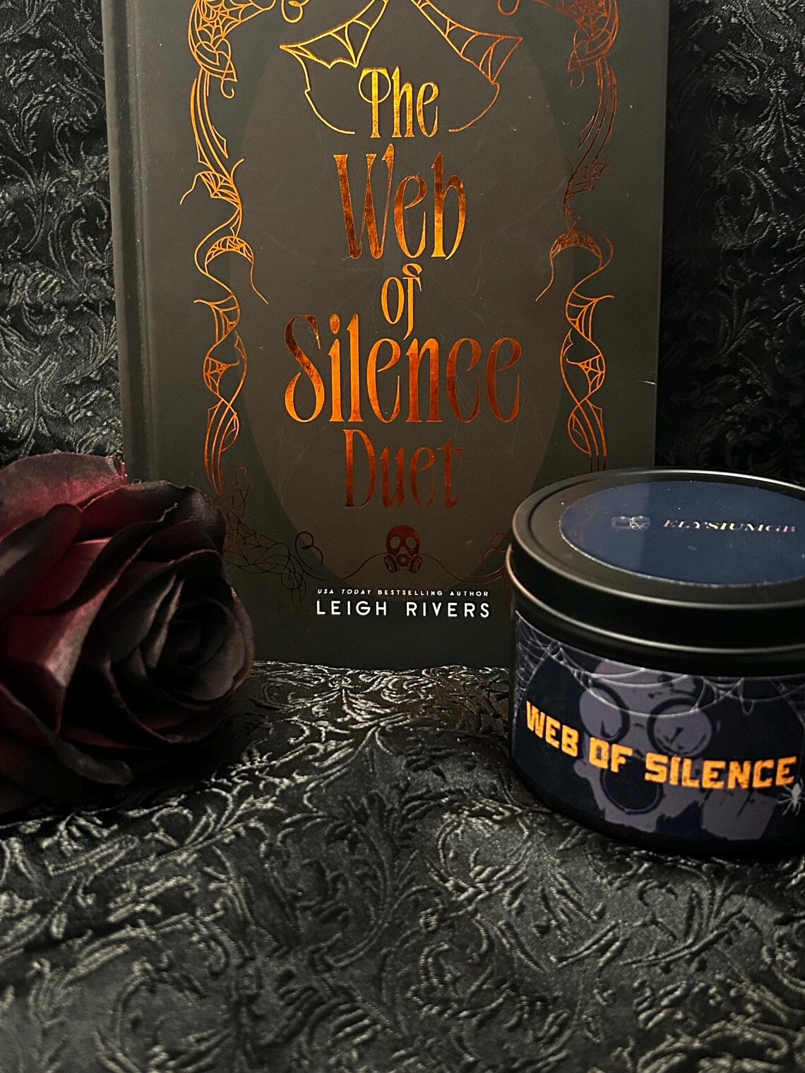 Officially licensed Web of Silence candle