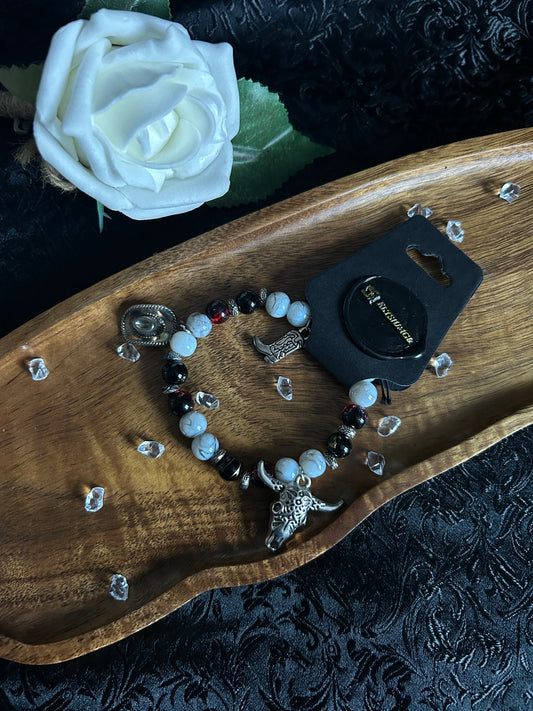 Cowboy romance bracelet
