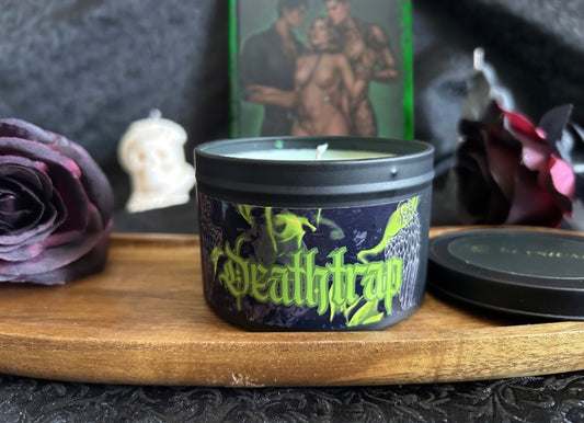 Officially licensed Deathtrap candle
