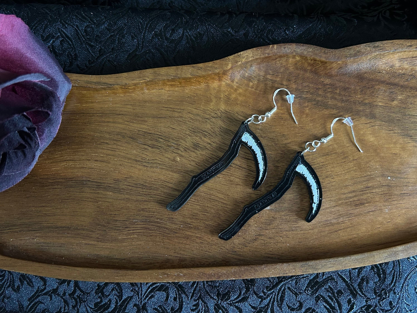 Officially licensed Deathtrap earrings