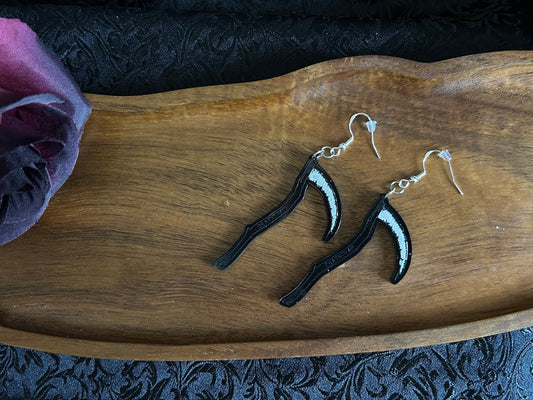Officially licensed Deathtrap earrings