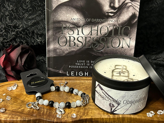 Officially licensed Psychotic Obession candle gift set
